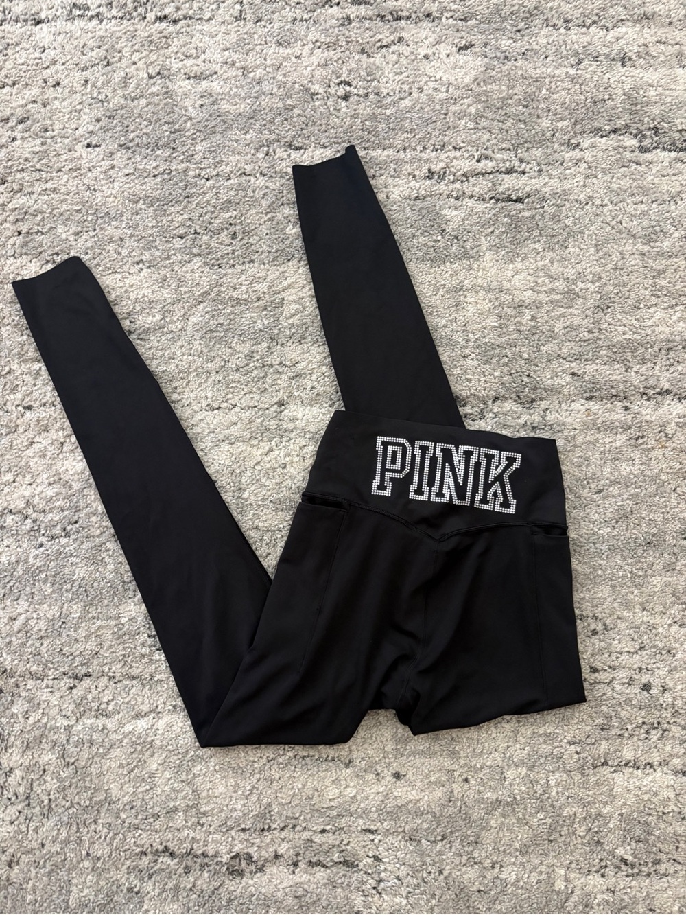 PINK Victoria's Secret ' Black High-Waist Active Leggings